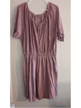 Falls Creek Mauve Mini Dress Plus 2X